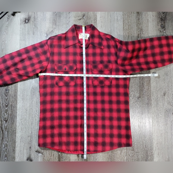 Vintage Field Master Mens Flannel Jacket Shirt Large - Picture 2 of 8
